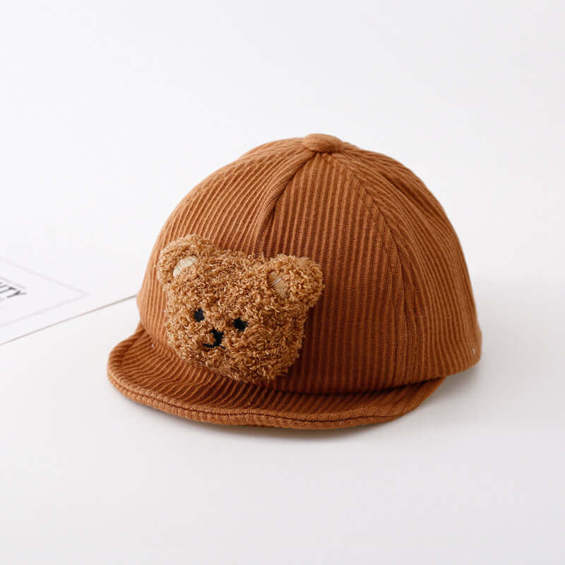 Teddy Bear Baby Hat - Baby Hat - Baby Adjustable Hat