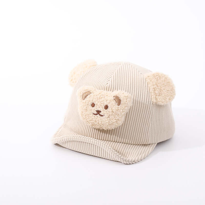 Teddy Bear Baby Hat - Baby Hat - Baby Adjustable Hat