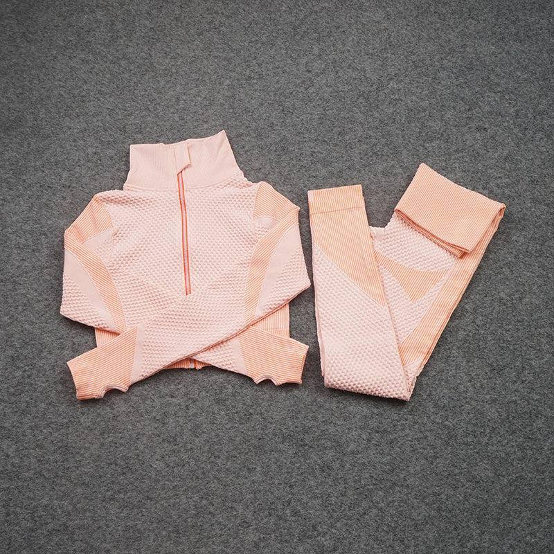 Three-Piece Stretch Sports Pants - Three-Piece Sports Yoga set