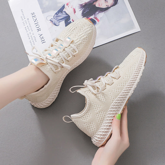 New Style Flying Woven Socks Shoes Casual Sports Shoes Women Running Shoes