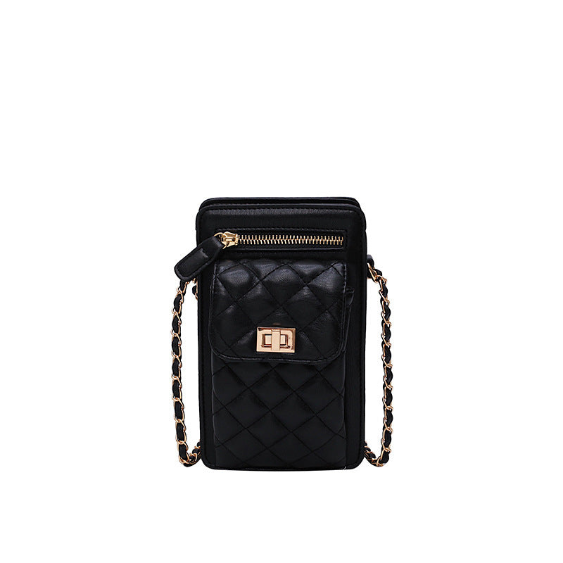 Mini Small Bag With Mobile Phone, Simple Fashion All-match Chain Bag For Women
