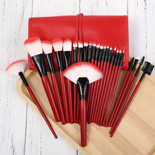 24 Makeup Brush Set - Cosmetic Brushes - Makeup Brush Set