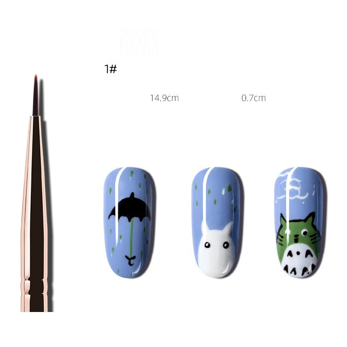 Round Head Nail Tool Light Therapy Paint Pen