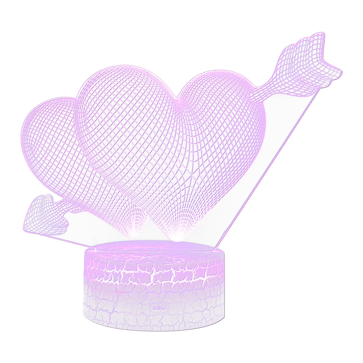 I LOVE YOU Sweet Lover Heart Balloon 3D LED USB Lamp Romantic Decorative Colorful Night Light Girlfriend Gift Mothers Day