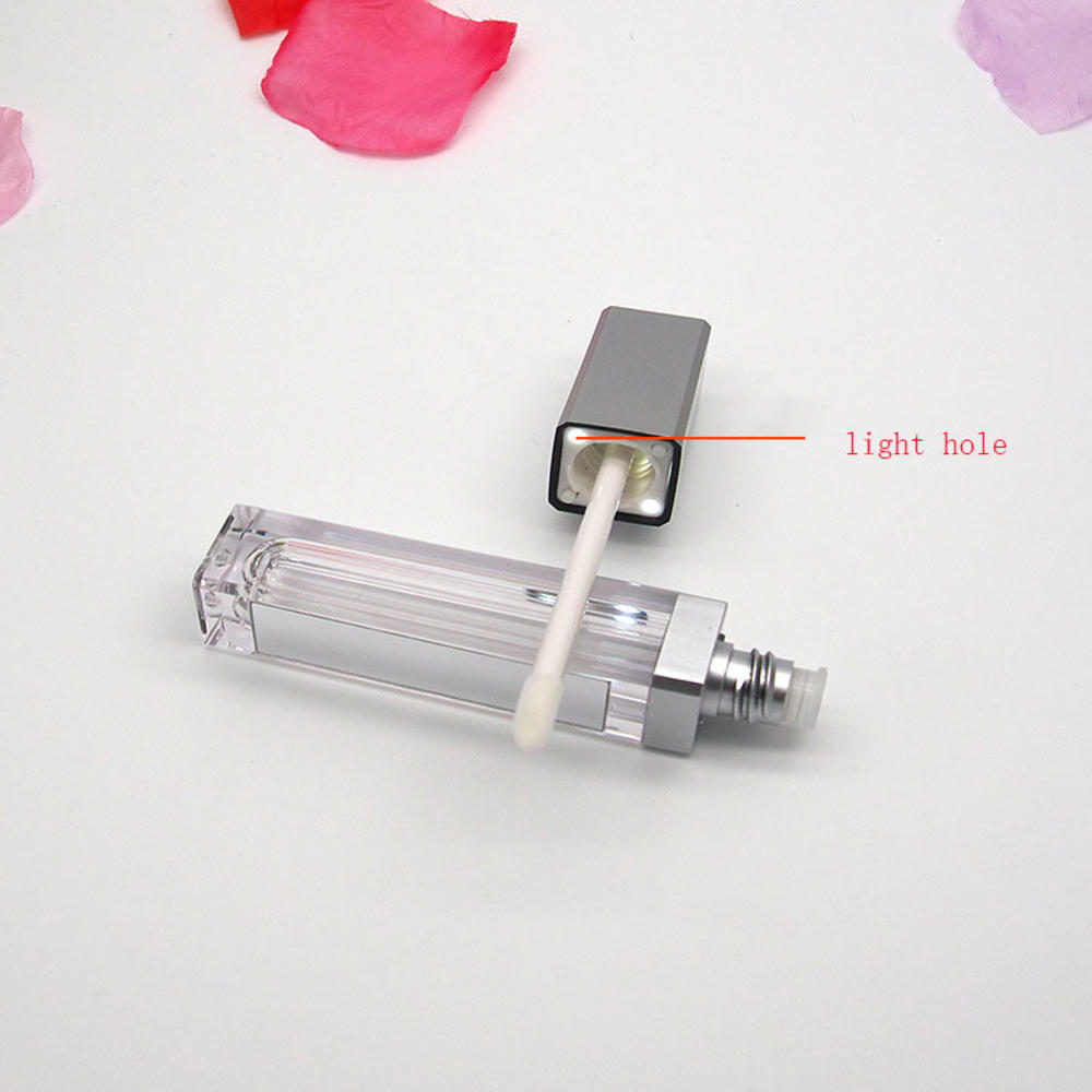 Shine Anytime: Lip Gloss Tube with Light and Mirror for Night Use