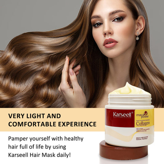 Karseell Moisturize Maca Hair Collagen Conditioner Hair Care Repair Restore Haircare Shampoo Moisturizing