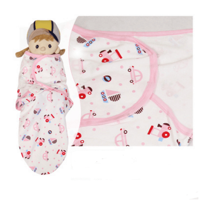 Cotton baby baby wrapped towel, cartoon baby sleeping bag, anti startled baby and baby products