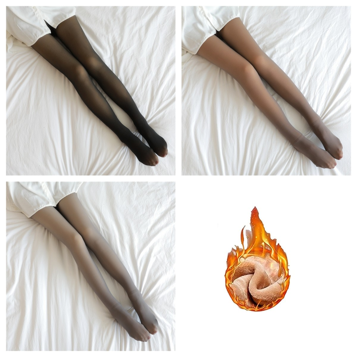 Women’s Fleece Lined Thermal Leggings, Women’s Sheer Fleece Lined Leggings
