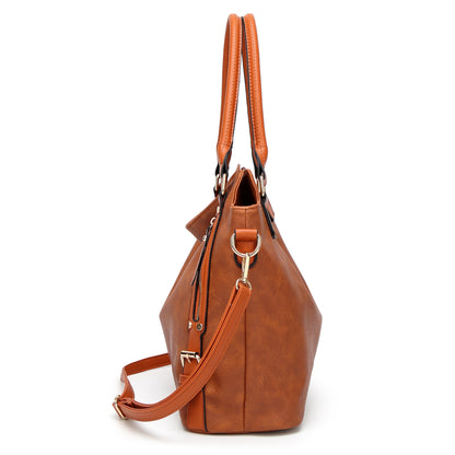 women Soft PU Leather shoulder bag - women's leather hobo handbags