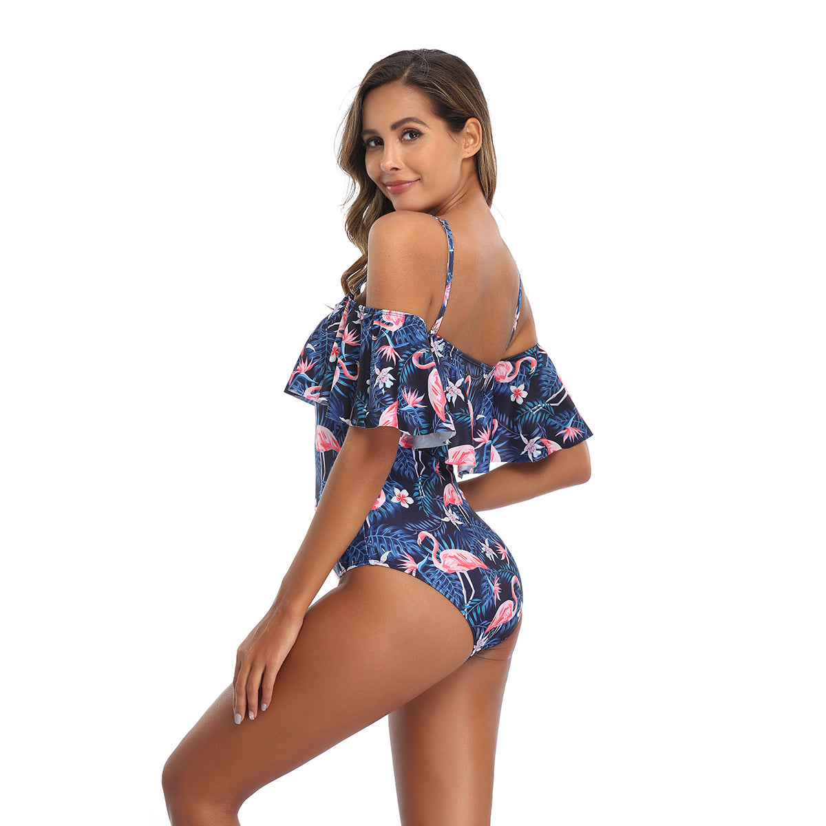 One-piece sexy backless bikini