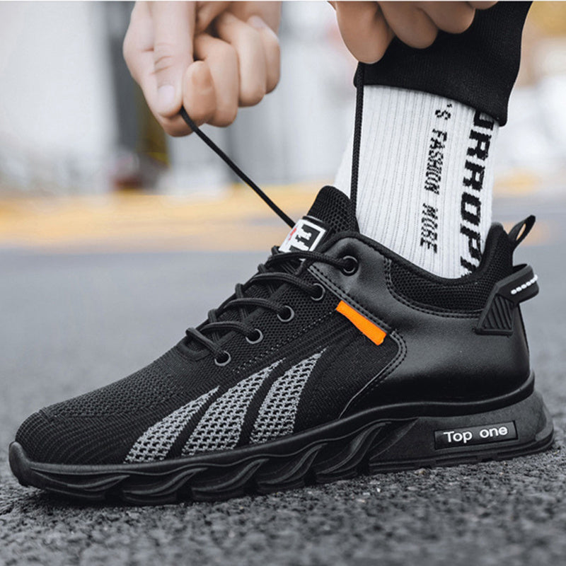 Men's Casual Lace-up Lightweight Breathable Mesh Sneakers