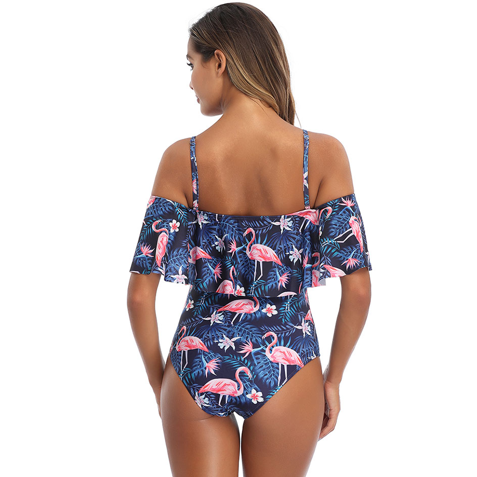 One-piece sexy backless bikini