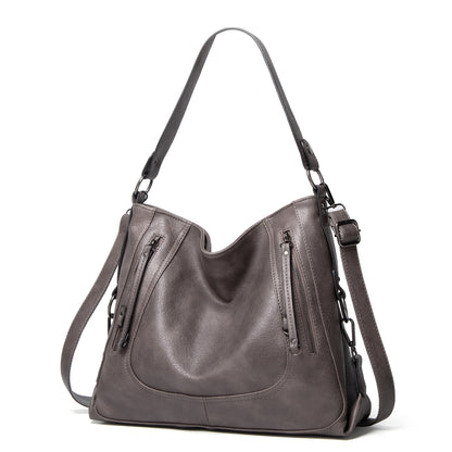 Women’s Large Capacity Retro Handbag - Casual Hobo Shoulder Bag