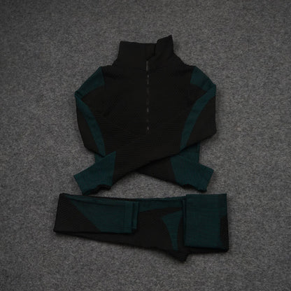 Three-Piece Stretch Sports Pants - Three-Piece Sports Yoga set
