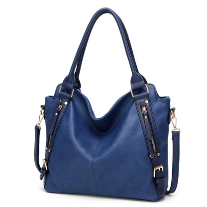women Soft PU Leather shoulder bag - women's leather hobo handbags