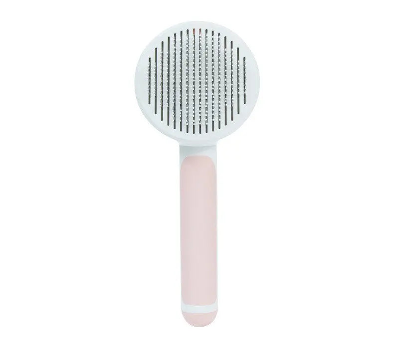 Pet Hair Cleaning Comb, Pet Hair Remover Comb, Self-Cleaning Pet Grooming Brush, Dog & Cat Grooming Comb, Pet Detangling Comb kocsend.com
