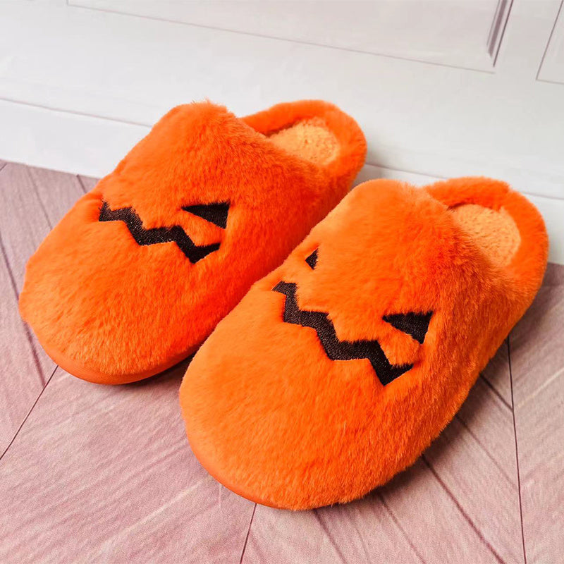 Halloween Pumpkin Warm Slippers