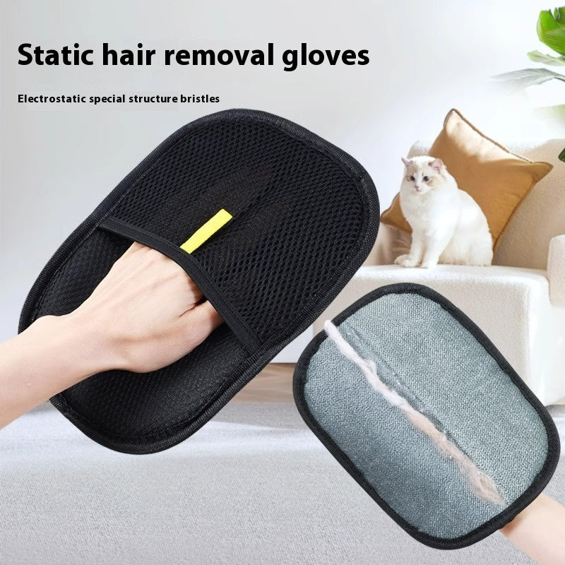 Pet Hair Remover Glove for Dogs & Cats – Deshedding Grooming Mitt for Loose Fur