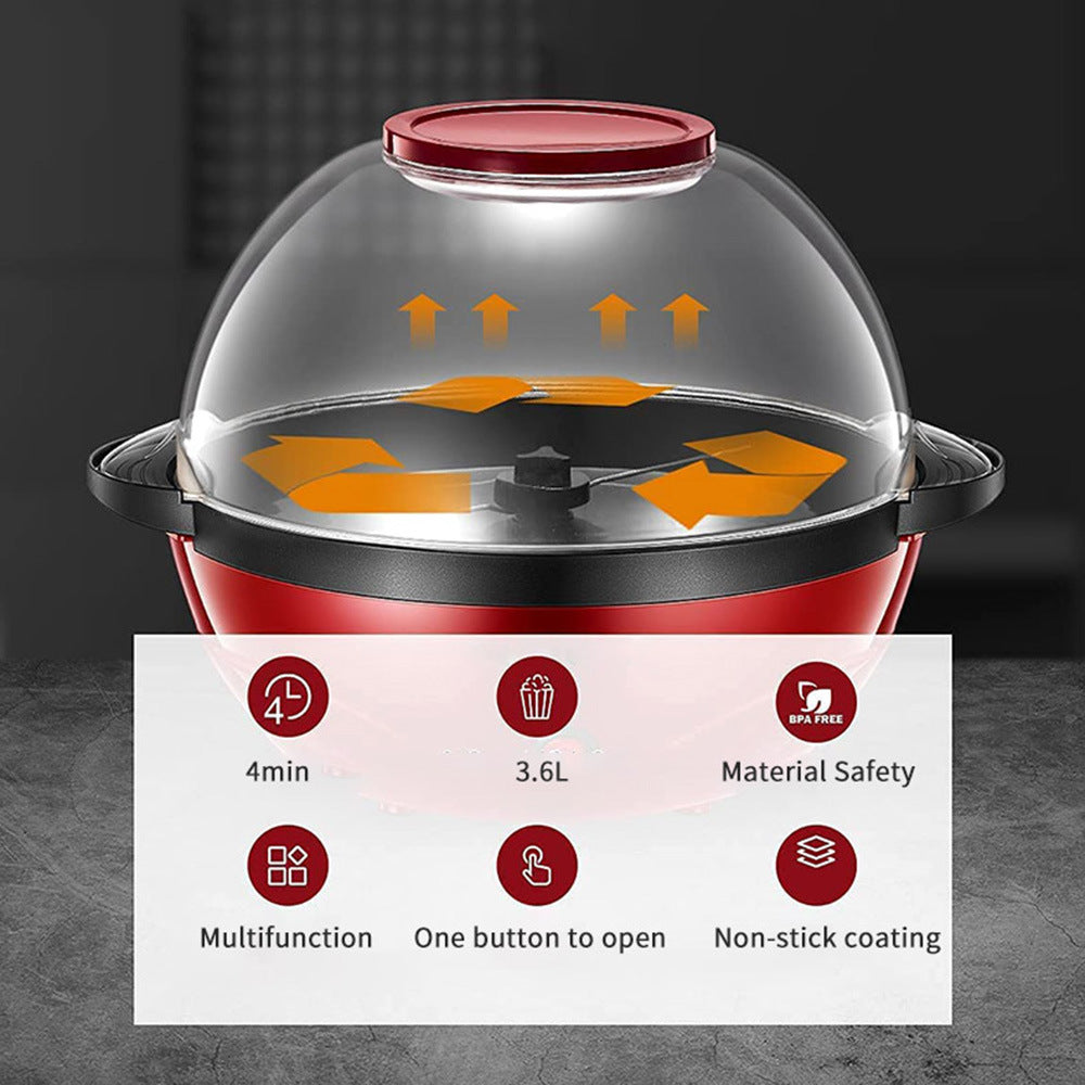 Electric Popcorn Machine , Automatic Mixing Popcorn Machine