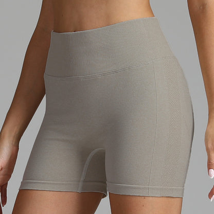 Women’s Seamless Yoga Shorts, Women High Waist Hip Lifting shorts