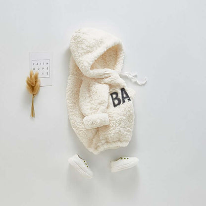 BABY Printed Hooded Sweater - BABY Printed Cashmere Hooded Sweater