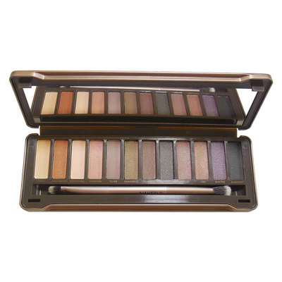 Exterior hot nude 12345 generation 12 colors color palette NK Everbright dumb nude makeup smoky eyeshadow