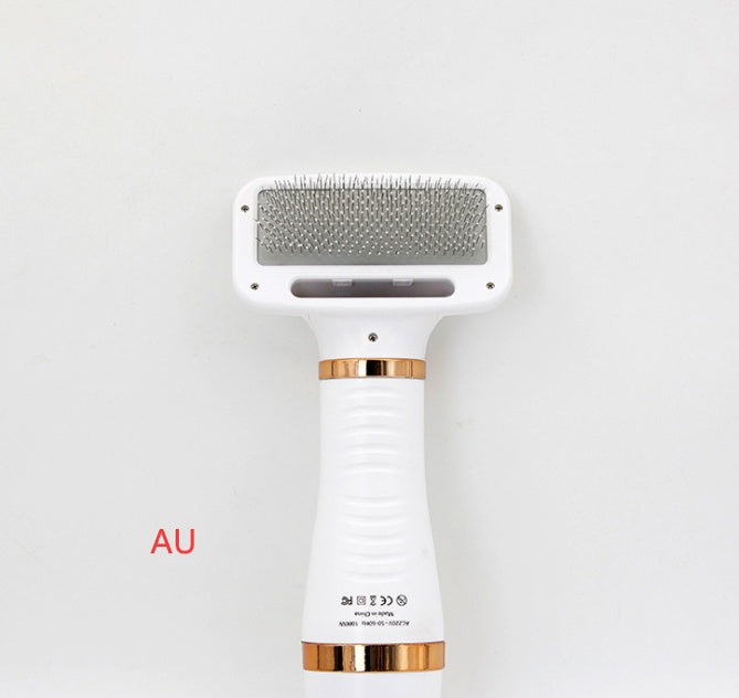 2-in-1 Pet Hair Dryer and Brush - Drying and Grooming Comb for Pets