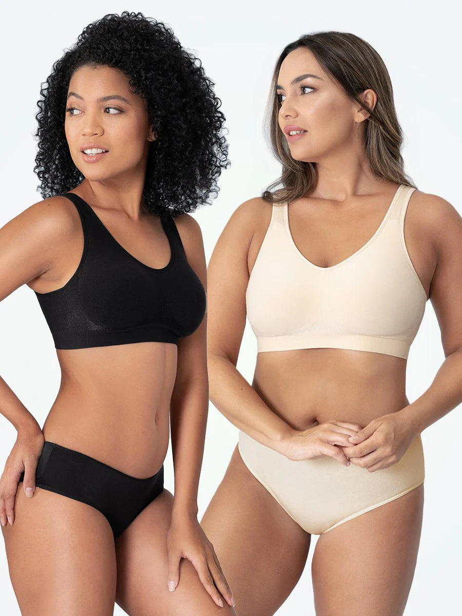 Women’s Wireless Support Bra, Women’s Full Coverage Wireless Bra