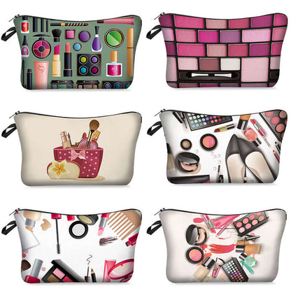 Makeup bag - Cosmetic pouch - Travel makeup bag - Small cosmetic bag