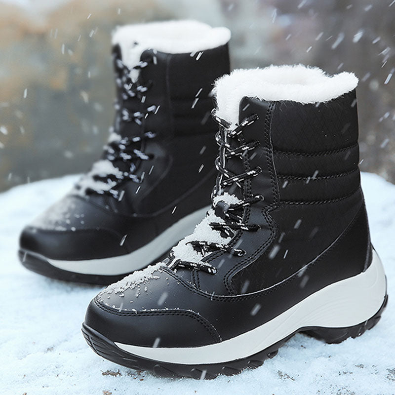Snow Boots Plush Warm Ankle Boots For Women Winter Shoes