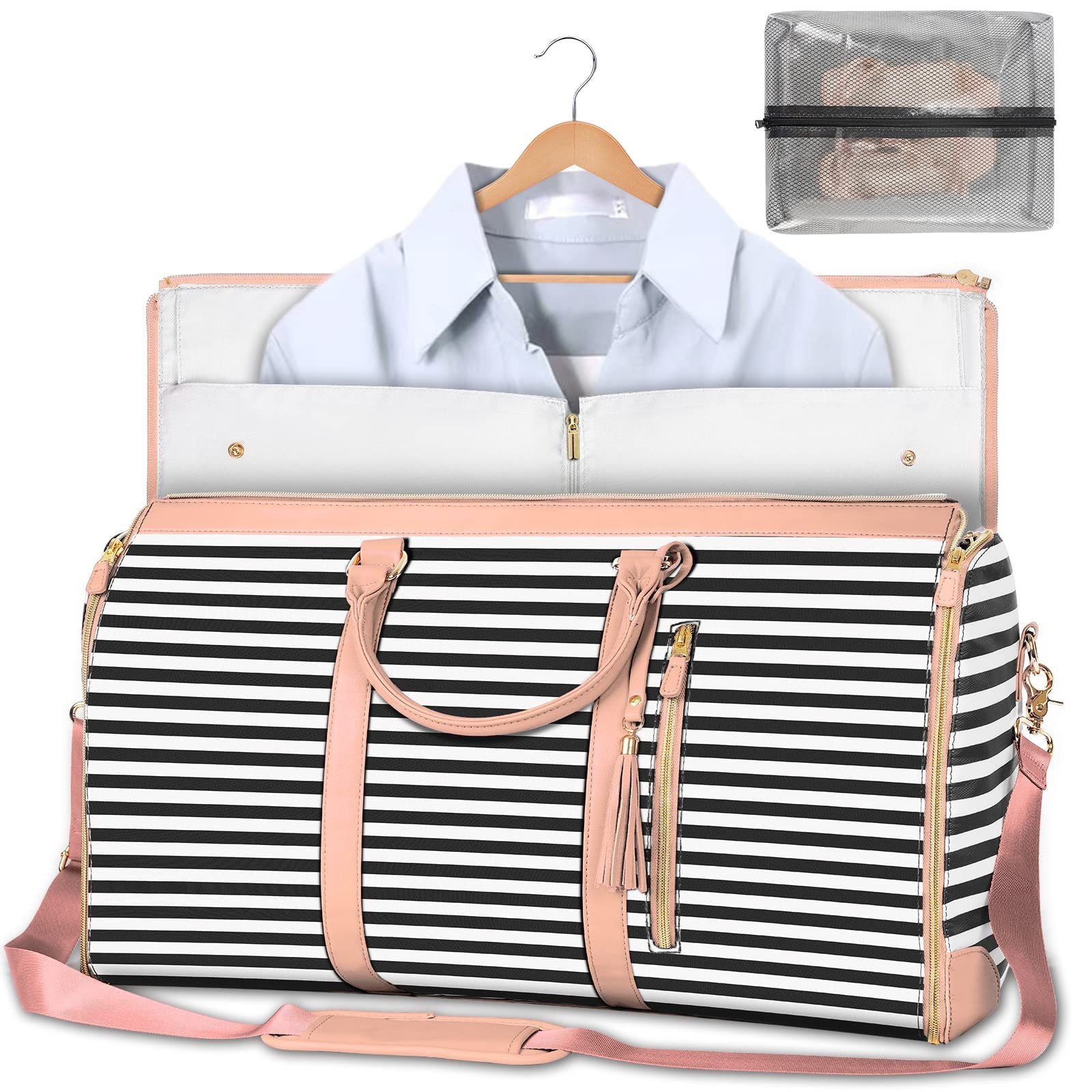 Waterproof Travel Duffel Bag, Travel Garment Bag for Suits, Business Travel Garment Bag, Wet & Dry Travel Duffel Bag, Carry-On Travel Duffel Bag kocsend.com