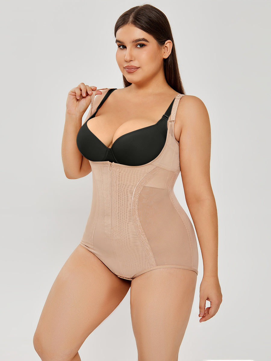Shapewear Bodysuit Tummy Control Slim Body Shaper kocsend.com