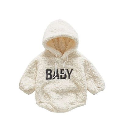 BABY Printed Hooded Sweater - BABY Printed Cashmere Hooded Sweater