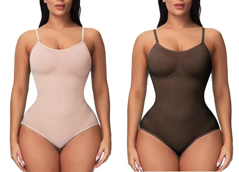 Women’s Seamless Tummy Control Bodysuit, Women’s Slimming Bodysuit