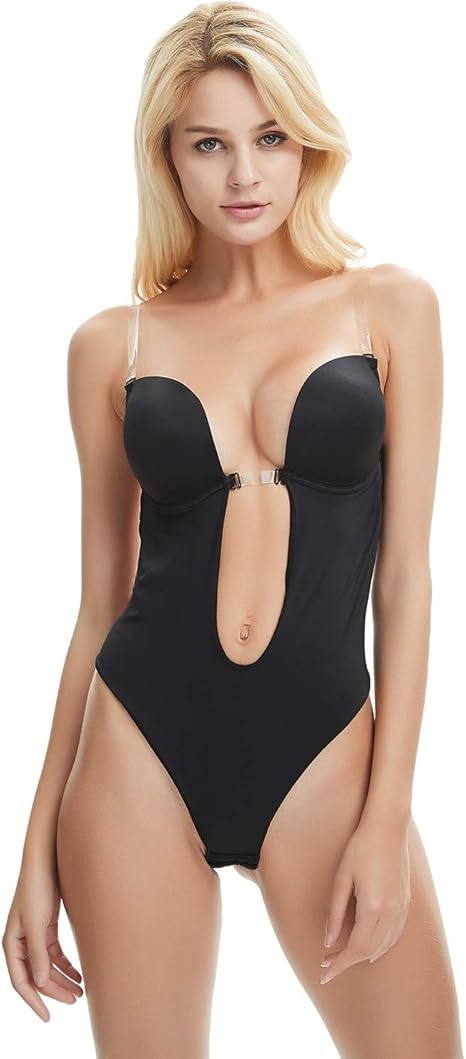 Women’s Backless Shapewear Bodysuit, Women’s Invisible Backless Shapewear Bodysuit
