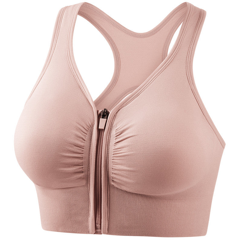 Women’s Front Zip Sports Bra, Women’s Racerback Sports Bra