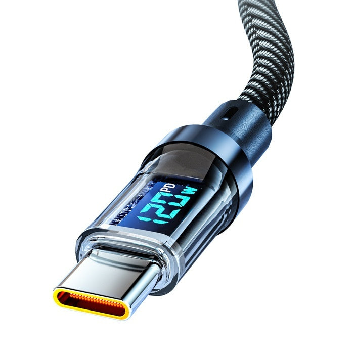 Super Fast Charging Data Cable Fully Compatible with Digital Display