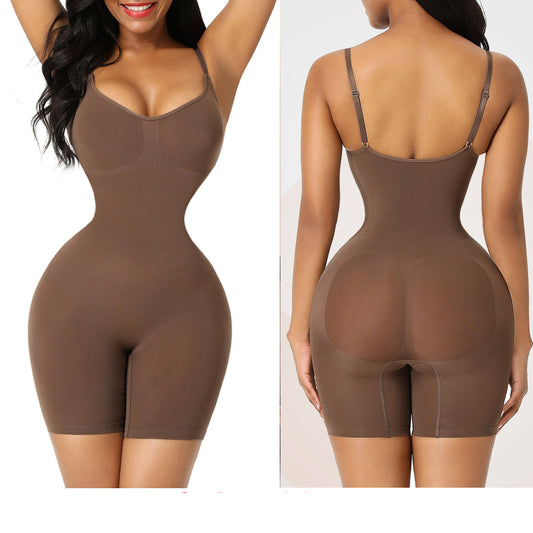 Women's Seamless Body Shaping Bodysuit Thin Elastic Body Shaping Bodysuit Wholesale Tight Tummy Tummy
