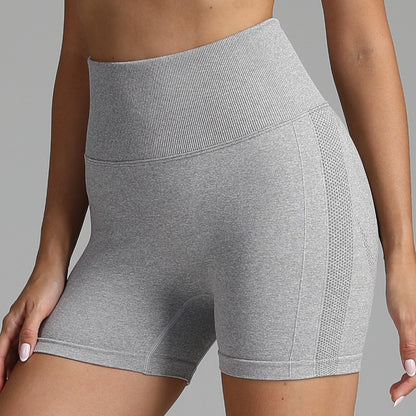 Women’s Seamless Yoga Shorts, Women High Waist Hip Lifting shorts