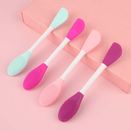 Double-ended Silicone Mask Brush Face Makeup And Toning Stick