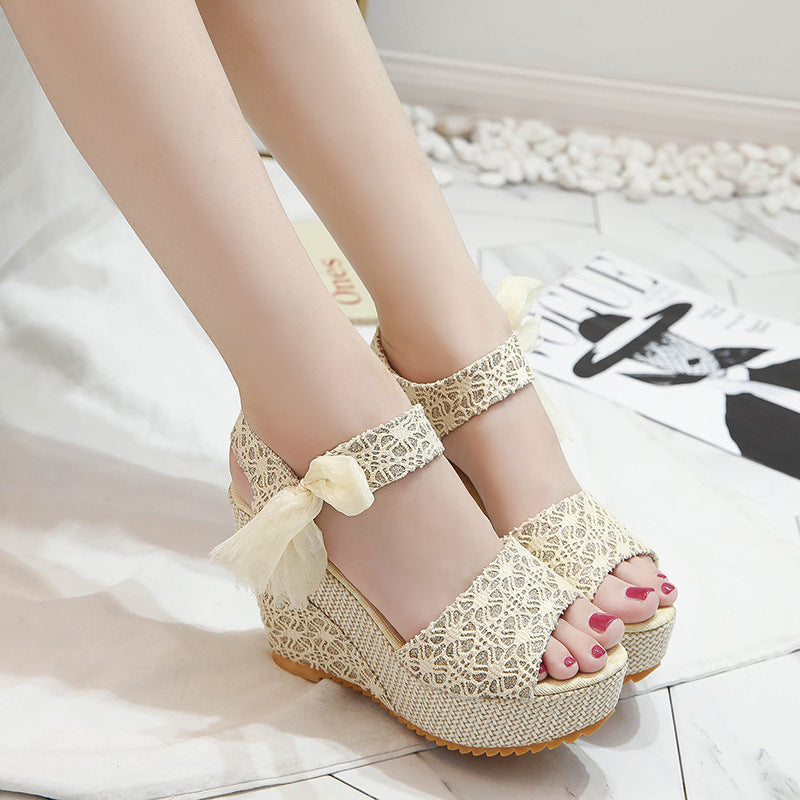 Women's Fashion Wedge Fish Mouth Sandals