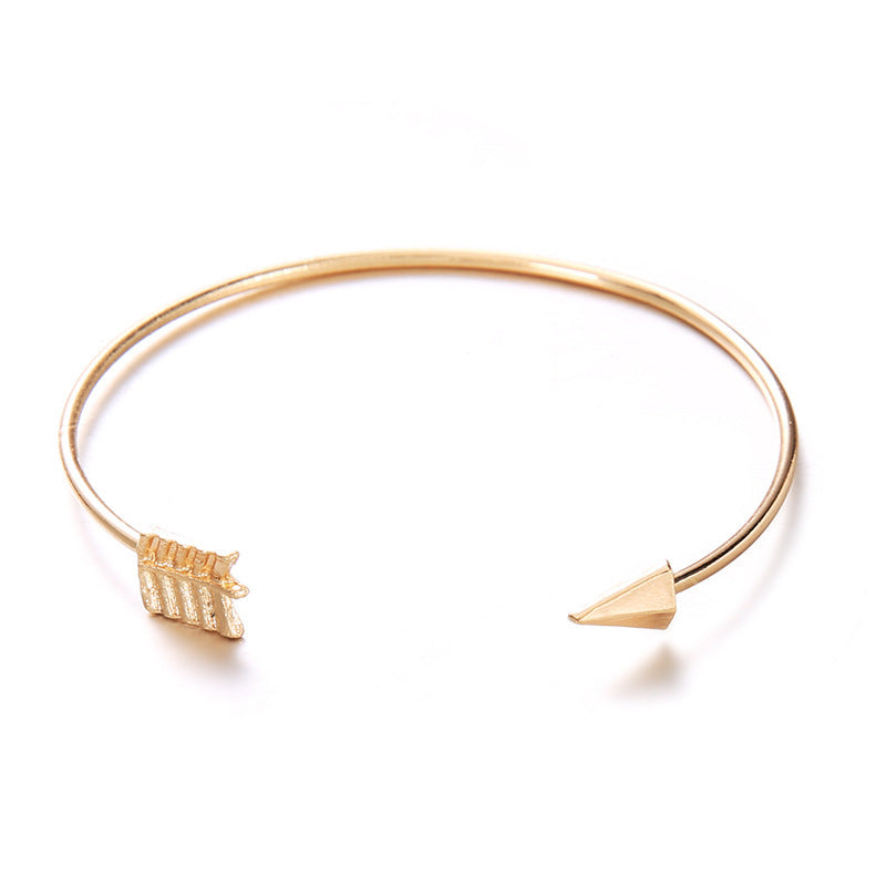 Women’s Minimalist Gold Plated Bracelet Set, Women’s Chic Gold Plated Bracelet Set, Women’s Stackable Gold Bracelets, Women’s Adjustable Gold Bracelet Set, Women’s Trendy Gold Plated Bracelet Set kocsend.com
