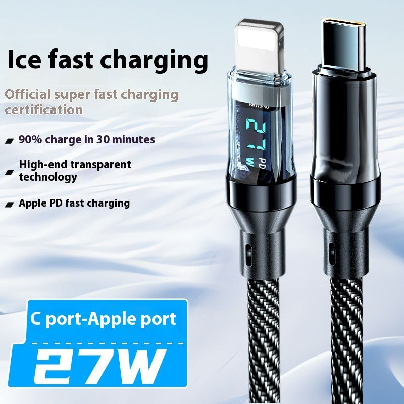 Super Fast Charging Data Cable Fully Compatible with Digital Display