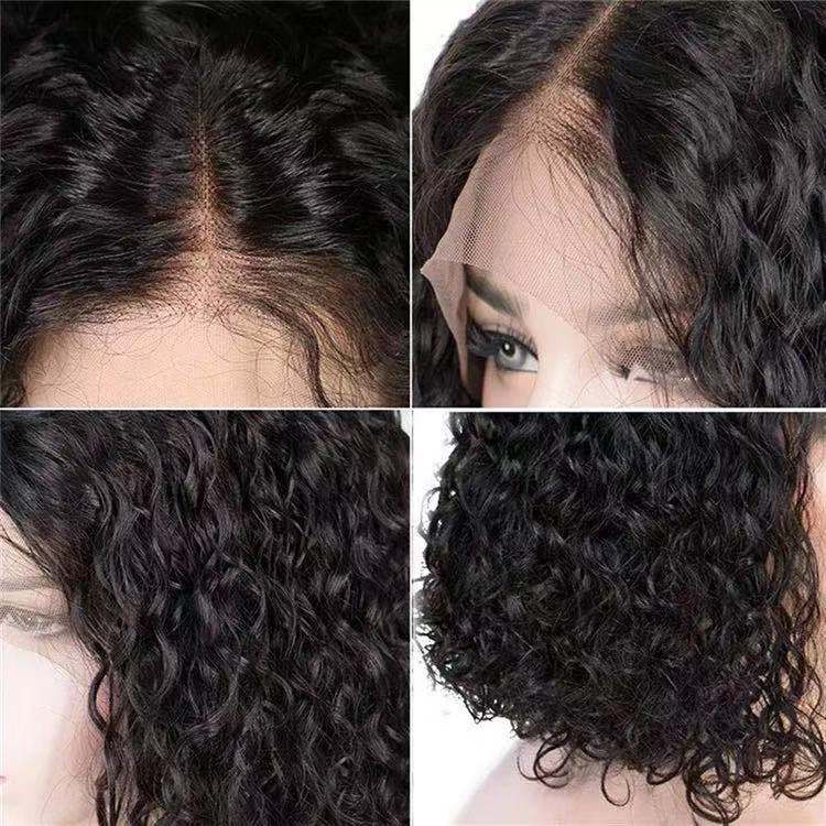 Wig Multi Color Medium And Long Curly Hair Chemical Fiber Headgear