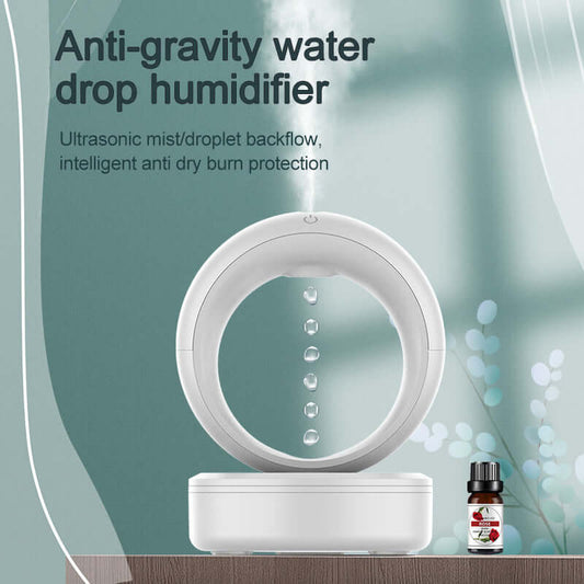 Anti-gravity Air Humidifier Water Drops Rising into the Air