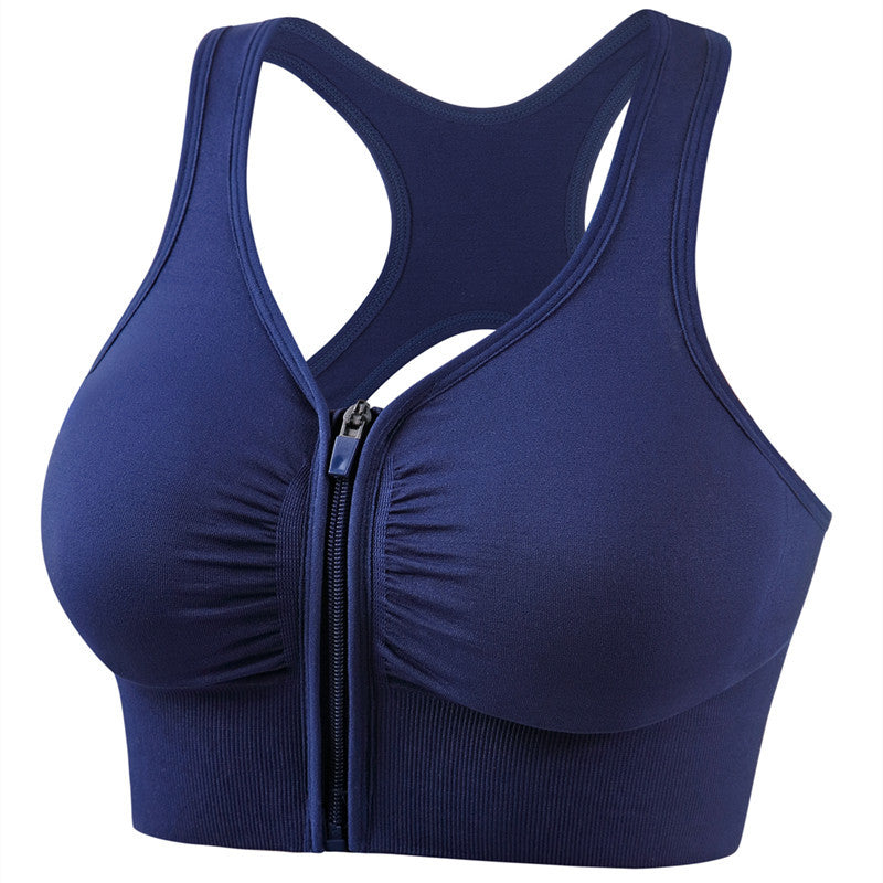 Women’s Front Zip Sports Bra, Women’s Racerback Sports Bra