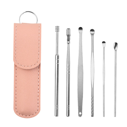 stainless steel ear cleaning kit