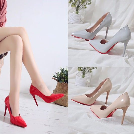 Pointed pumps high heels work shoes