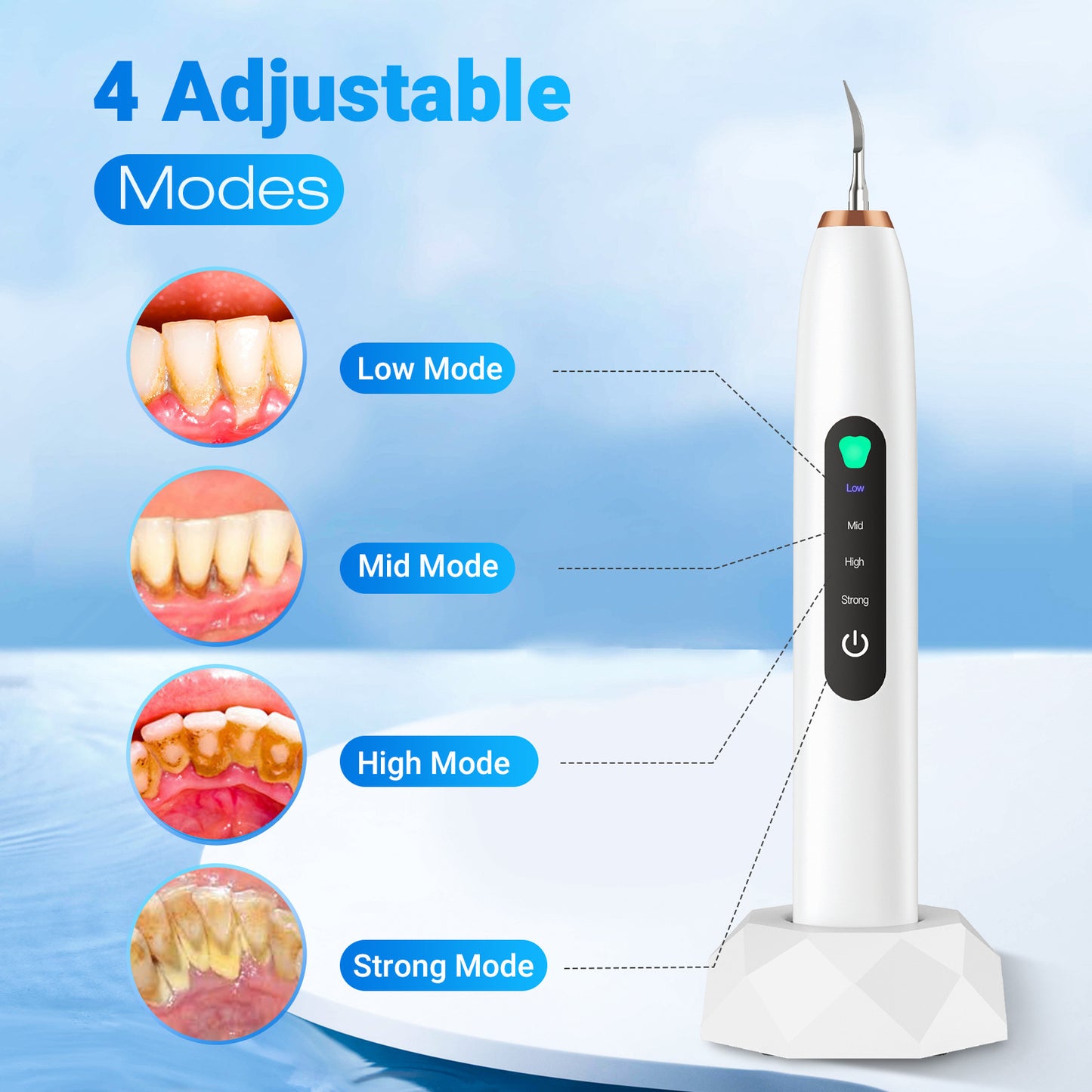 Household Intelligent Electric Visual Ultrasonic Teeth Cleaner