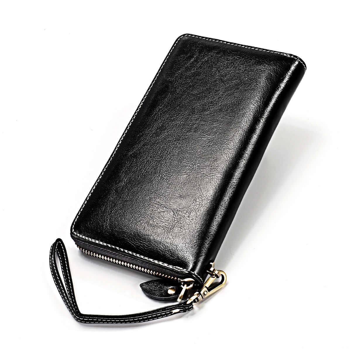 Anti-demagnetization leather wallet